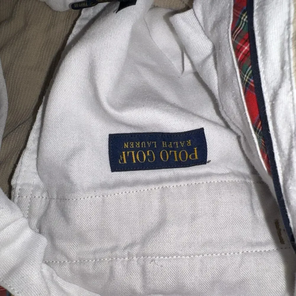 Polo Golf Ralph Lauren Corduroy Pants Tan Men's 32x34 Preppy *Read*